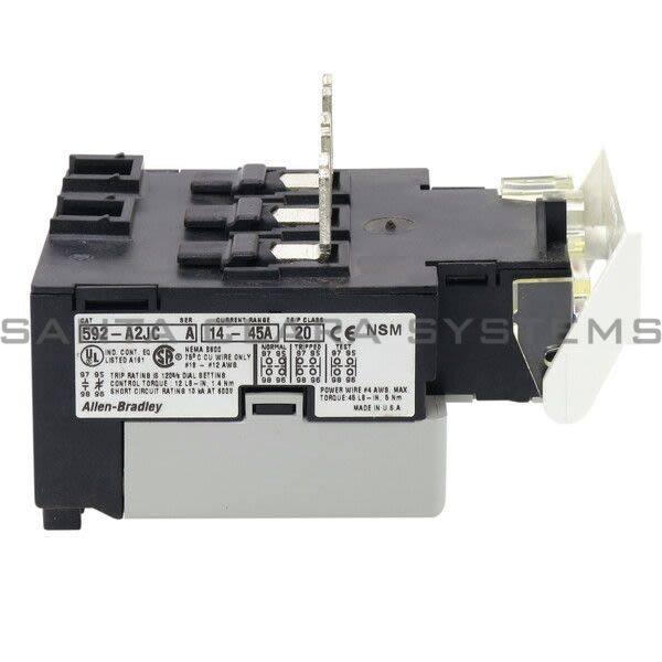 Allen Bradley 592-A2JC  Overload Relay Product Image