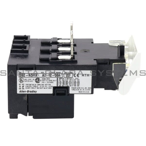 Allen Bradley 592-A5HA Overload Relay Product Image