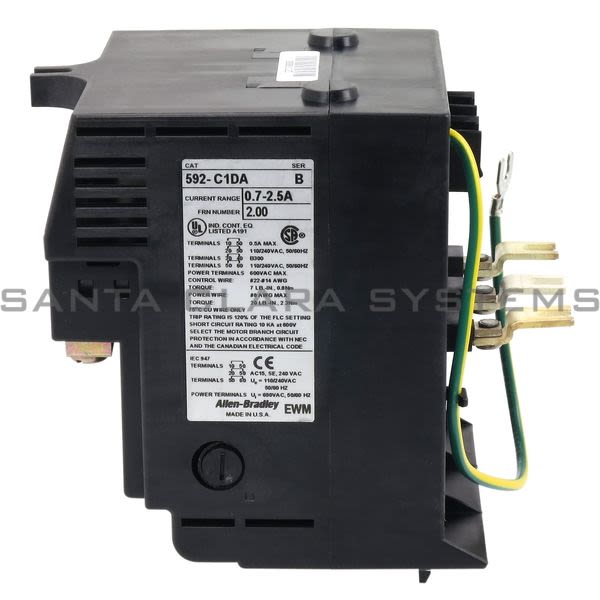 Allen Bradley 592-C1DA Overload Relay Product Image