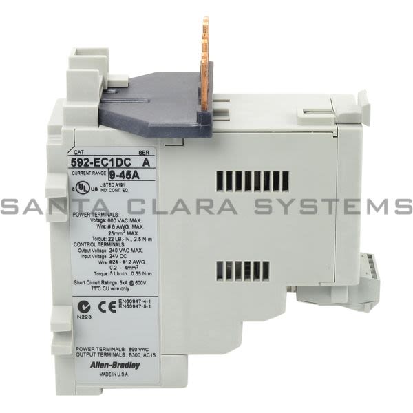 Allen Bradley 592-EC1DC  Overload Relay Product Image