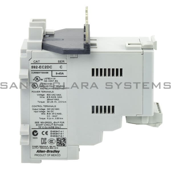 Allen Bradley 592-EC2DC Overload Relay Product Image