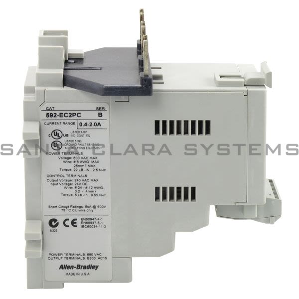 Allen Bradley 592-EC2PC Overload Relay Product Image