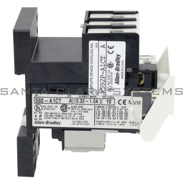 Allen Bradley 592P-A1CT Relay, Overload Product Image