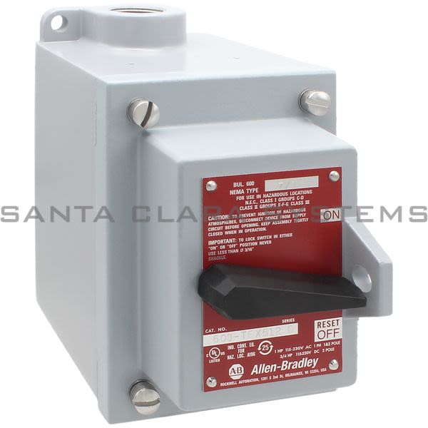 Allen Bradley 600-TEX512 Manual Starting Switch Product Image
