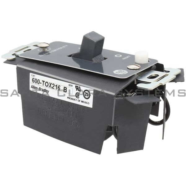 Allen Bradley 600-TOX216  Manual Motor Stater Toggle Type W/ Pilot Light Product Image
