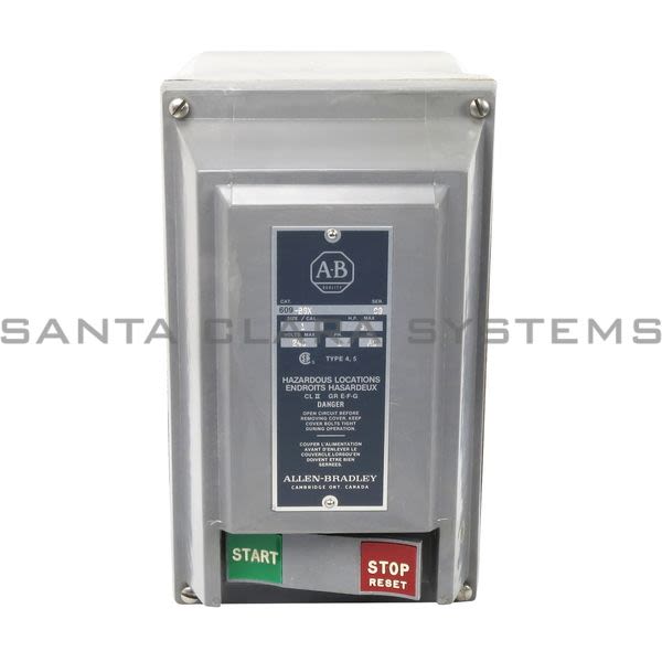 Allen Bradley 609-BGX  Manual Starter Product Image