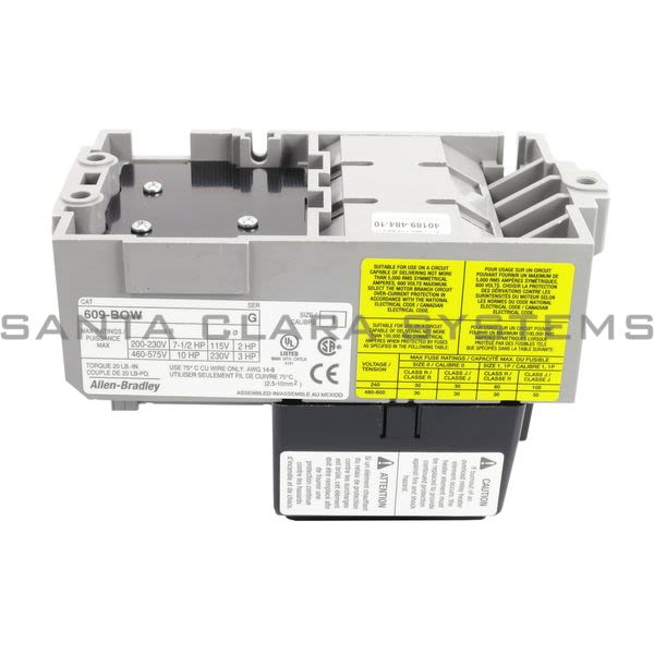 Allen Bradley 609-BOW Manual Starting Switch Product Image