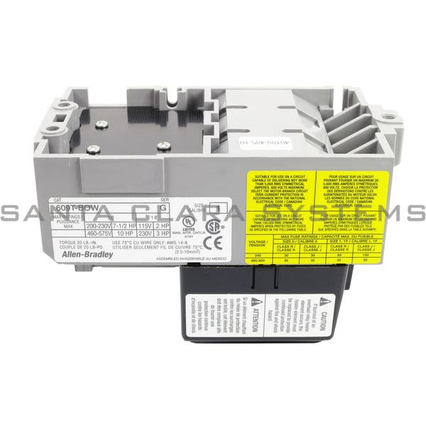 Allen Bradley 609T-BOW Manual Motor Starter Product Image