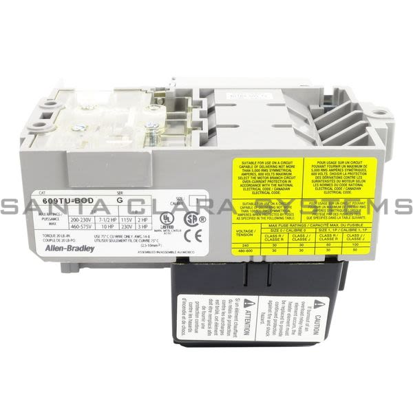 Allen Bradley 609TU-BOD Starter Product Image