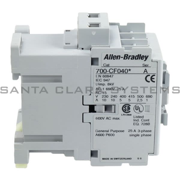 Allen Bradley 700-CF040C Control Relay Product Image