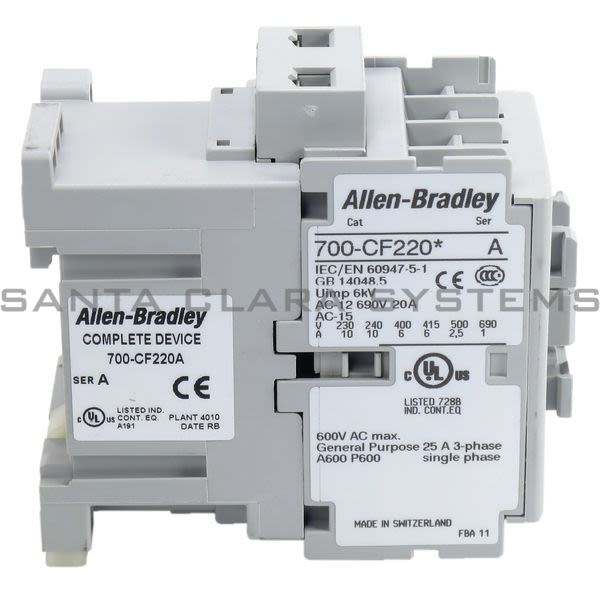 Allen Bradley 700-CF220A Control Relay Product Image
