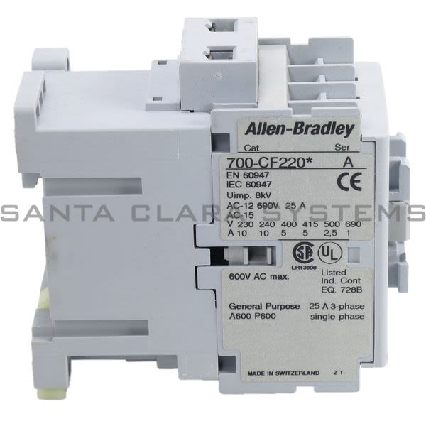 Allen Bradley 700-CF220J Control Relay Product Image