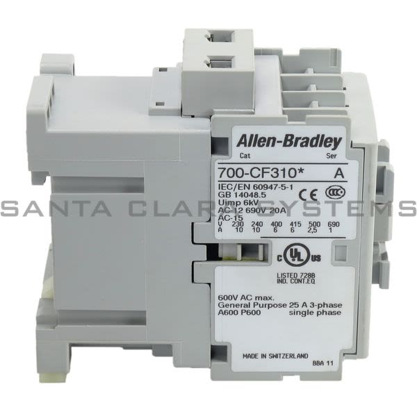 Allen Bradley 700-CF310D Control Relay Product Image