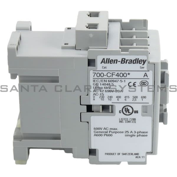 Allen Bradley 700-CF400A Control Relay Product Image