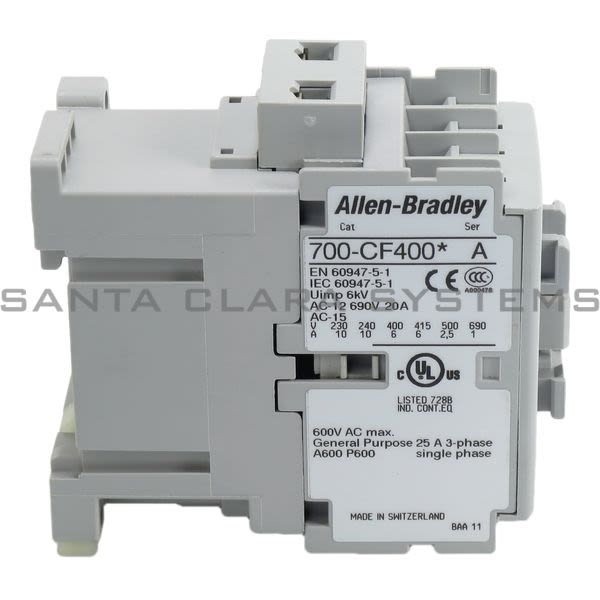 Allen Bradley 700-CF400KL Control Relay Product Image