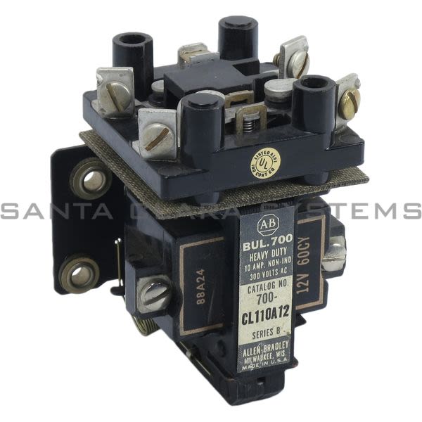 Allen Bradley 700-CL110A12 Heavy Duty 10 amp, Non-Ind 300 Volts AC Product Image