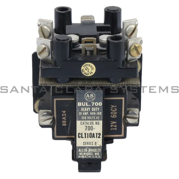 Allen Bradley 700-CL110A12 Heavy Duty 10 amp, Non-Ind 300 Volts AC Product Image