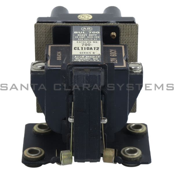 Allen Bradley 700-CL110A12 Heavy Duty 10 amp, Non-Ind 300 Volts AC Product Image