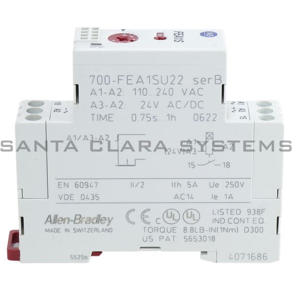 Allen Bradley 700-FEA1SU22 Timing Relay Product Image