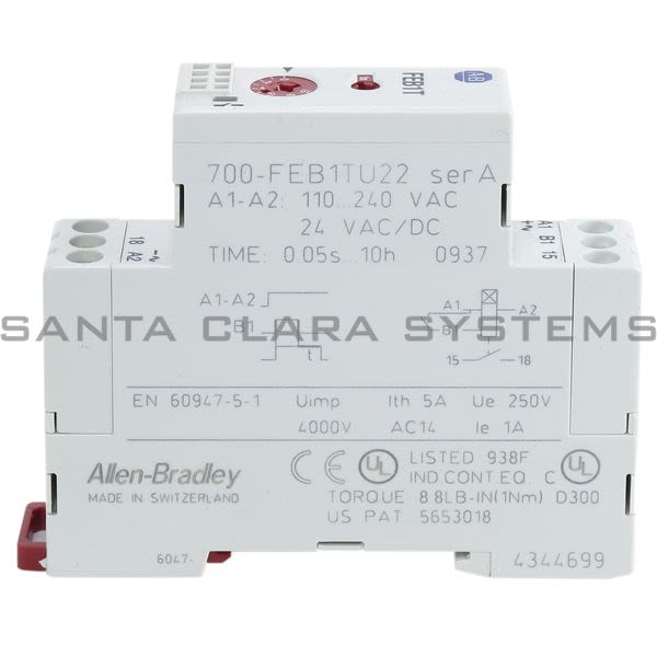 Allen Bradley 700-FEB1TU22 Timing Relay Product Image