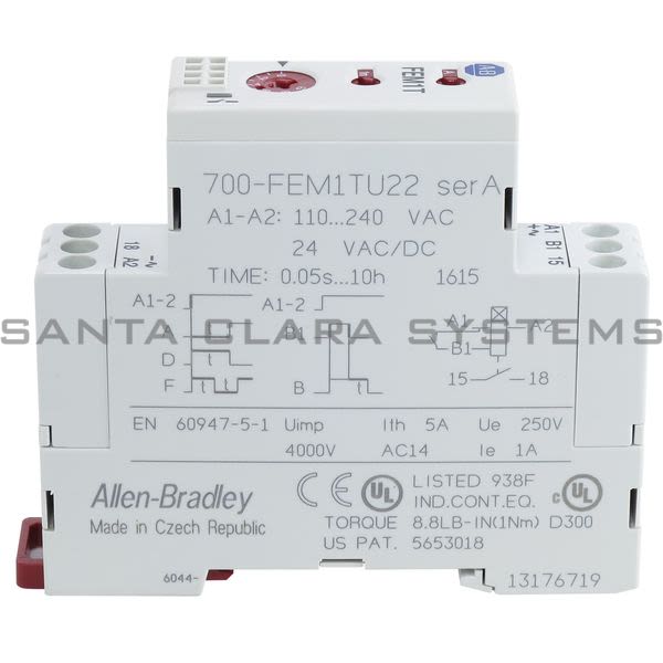 Allen Bradley 700-FEM1TU22 Relay Product Image
