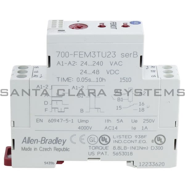 Allen Bradley 700-FEM3TU23 Timing Relay Product Image