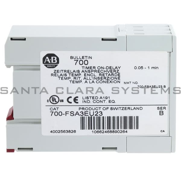 Allen Bradley 700-FSA3EU23 Relay Product Image
