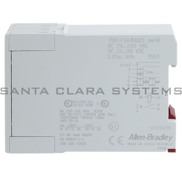 Allen Bradley 700-FSA3UU23 Timing Relay Product Image