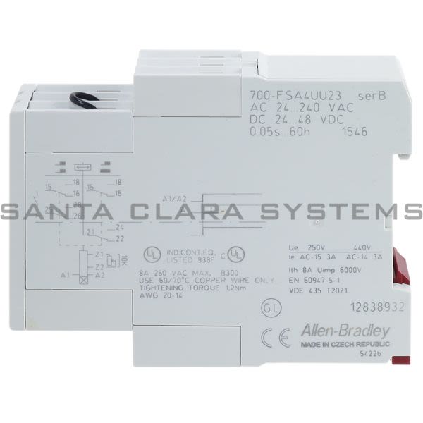 Allen Bradley 700-FSA4UU23 Timing Relay Product Image