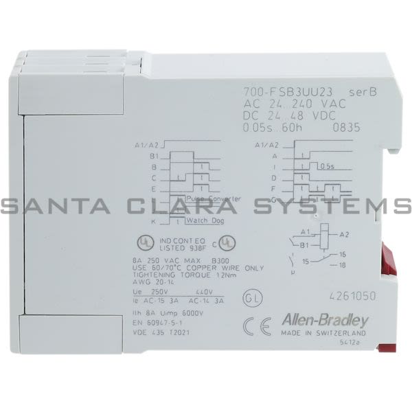 Allen Bradley 700-FSB3UU23 Timing Relay Product Image