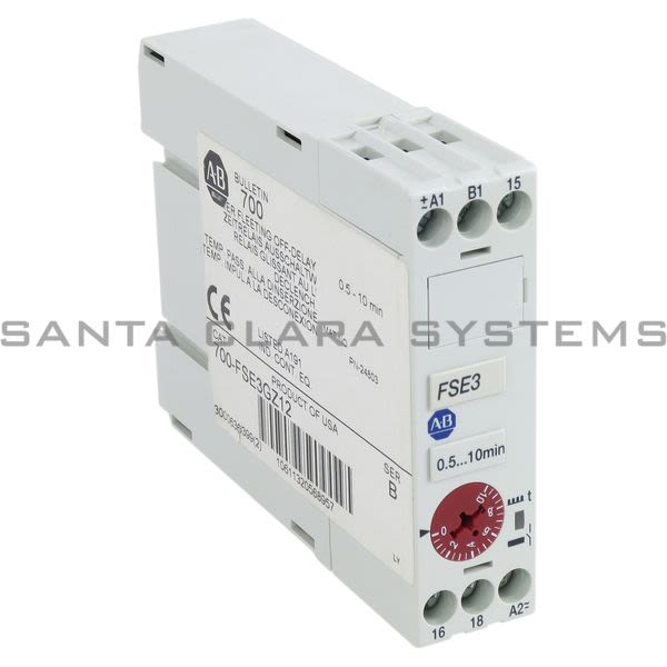 Allen Bradley 700-FSE3GZ12 General Purpose High Performance Timing Relay Product Image