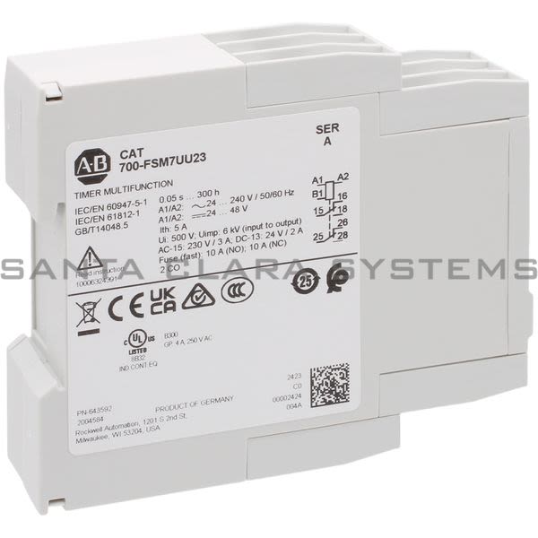 Allen Bradley 700-FSM7UU23 Timing Relay Product Image
