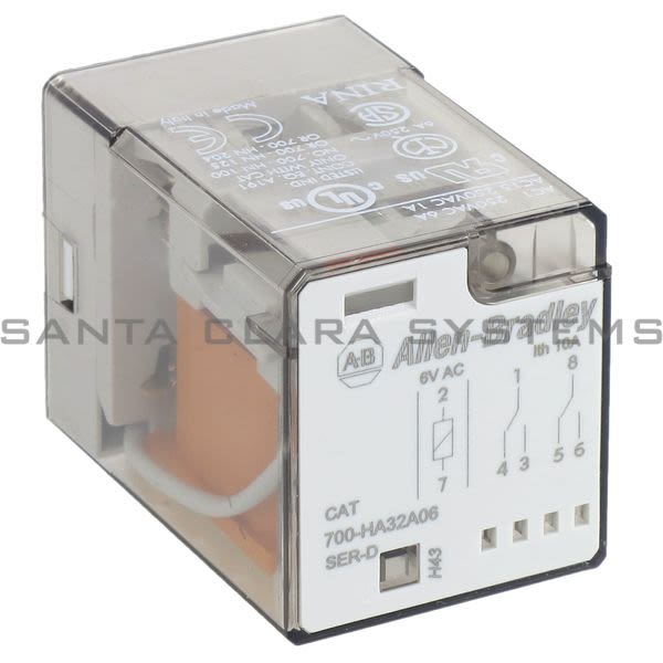 Allen Bradley 700-HA32A06 Tube Base Relay Product Image
