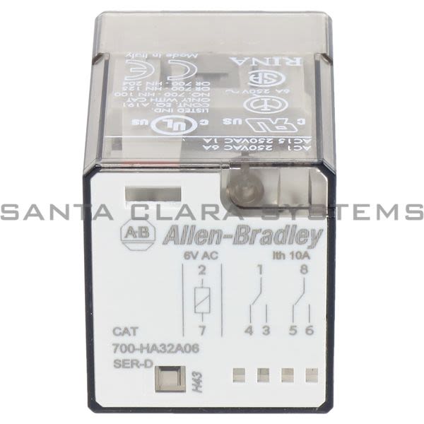 Allen Bradley 700-HA32A06 Tube Base Relay Product Image