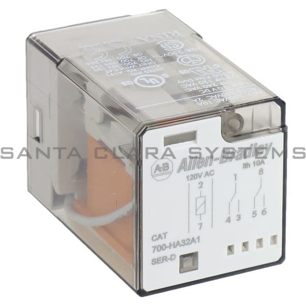 Allen Bradley 700-HA32A1 Tube Base Relay Product Image