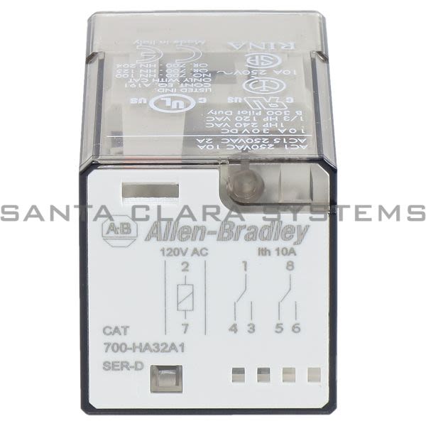 Allen Bradley 700-HA32A1 Tube Base Relay Product Image