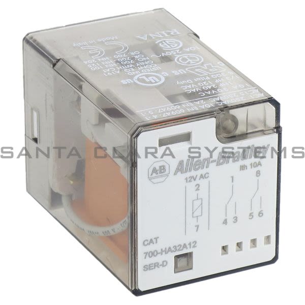 Allen Bradley 700-HA32A12 Tube Base Relay Product Image