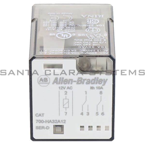 Allen Bradley 700-HA32A12 Tube Base Relay Product Image