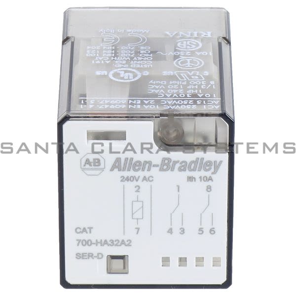 Allen Bradley 700-HA32A2 Tube Base Relay Product Image