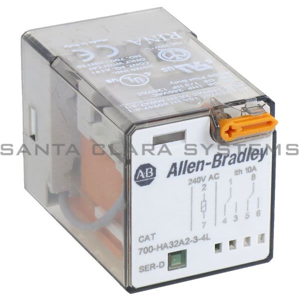 Allen Bradley 700-HA32A2-3-4L Tube Base Relay Product Image
