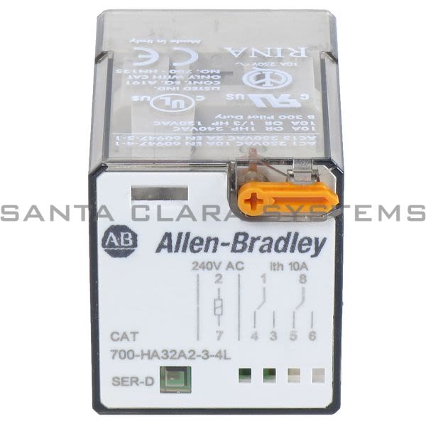 Allen Bradley 700-HA32A2-3-4L Tube Base Relay Product Image