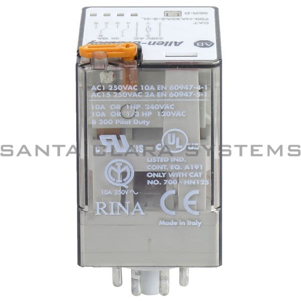 Allen Bradley 700-HA32A2-3-4L Tube Base Relay Product Image