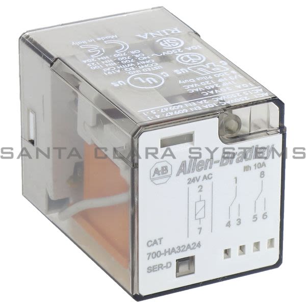 Allen Bradley 700-HA32A24 Tube Base Relay Product Image