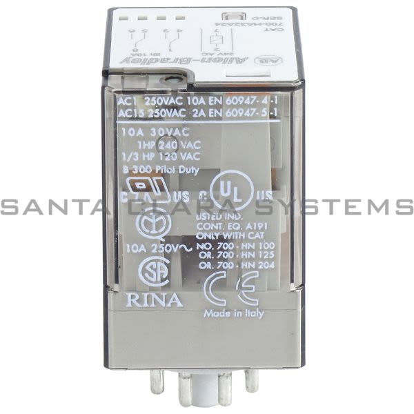 Allen Bradley 700-HA32A24 Tube Base Relay Product Image