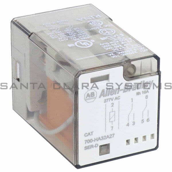 Allen Bradley 700-HA32A27 Tube Base Relay Product Image