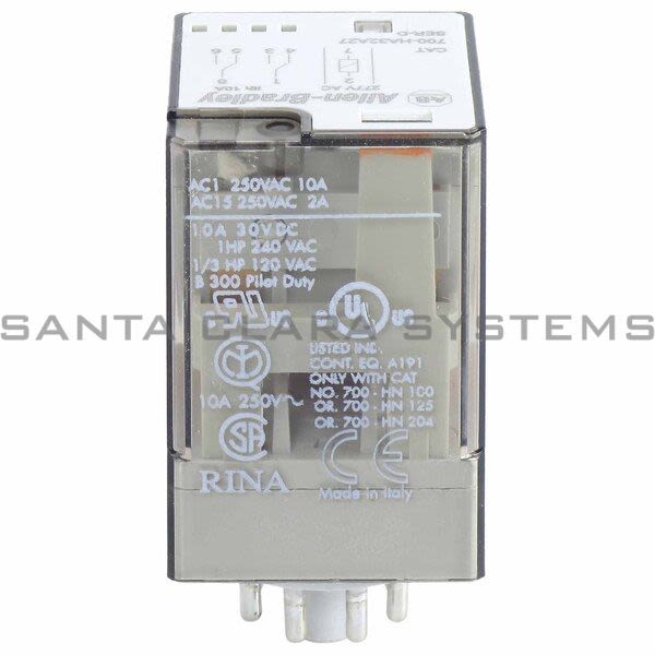 Allen Bradley 700-HA32A27 Tube Base Relay Product Image