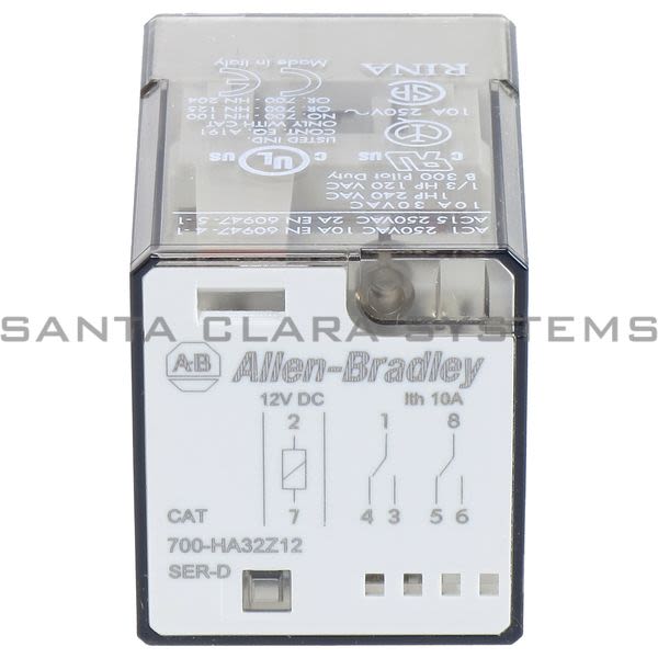Allen Bradley 700-HA32Z12 Tube Base Relay Product Image