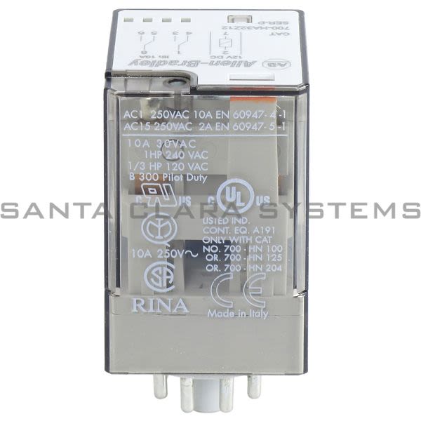 Allen Bradley 700-HA32Z12 Tube Base Relay Product Image