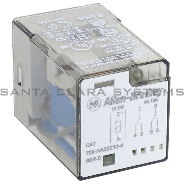 Allen Bradley 700-HA32Z12-4 Tube Base Relay Product Image