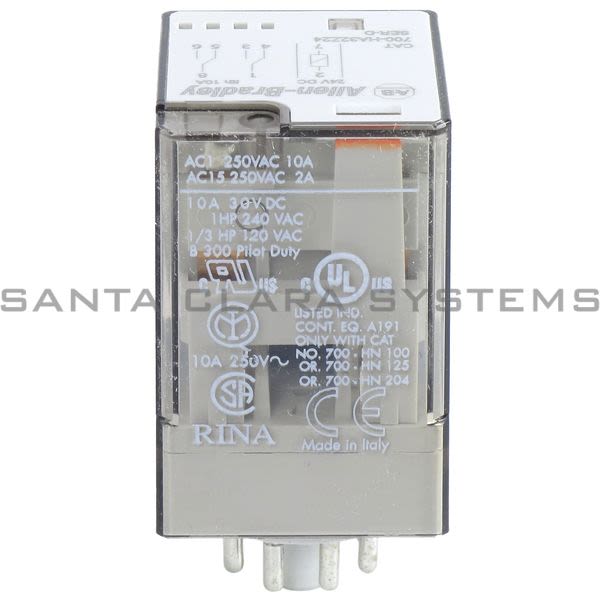 Allen Bradley 700-HA32Z24 Tube Base Relay Product Image